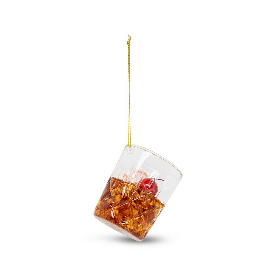  Pendentif de sapin de Noël original Cocktail Old Fashioned 