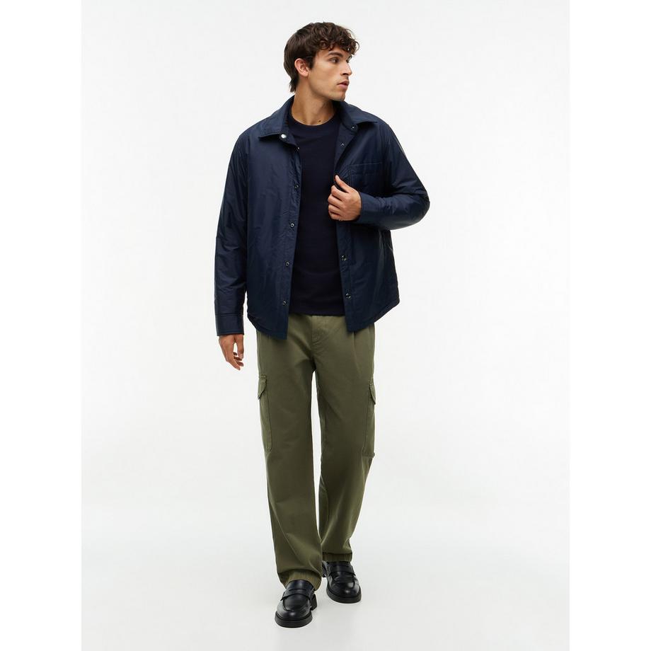 TOMMY HILFIGER Langarm T-Shirt mit Rippstruktur  