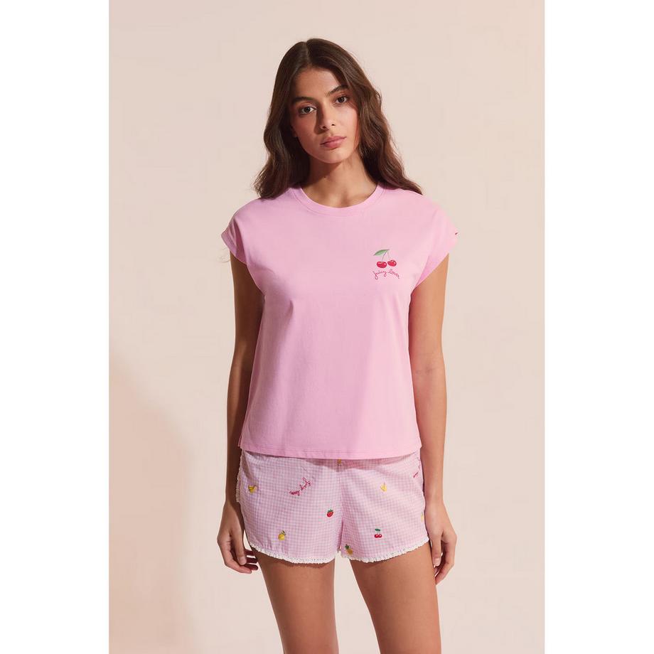 Etam Haut de pyjama manches courtes  