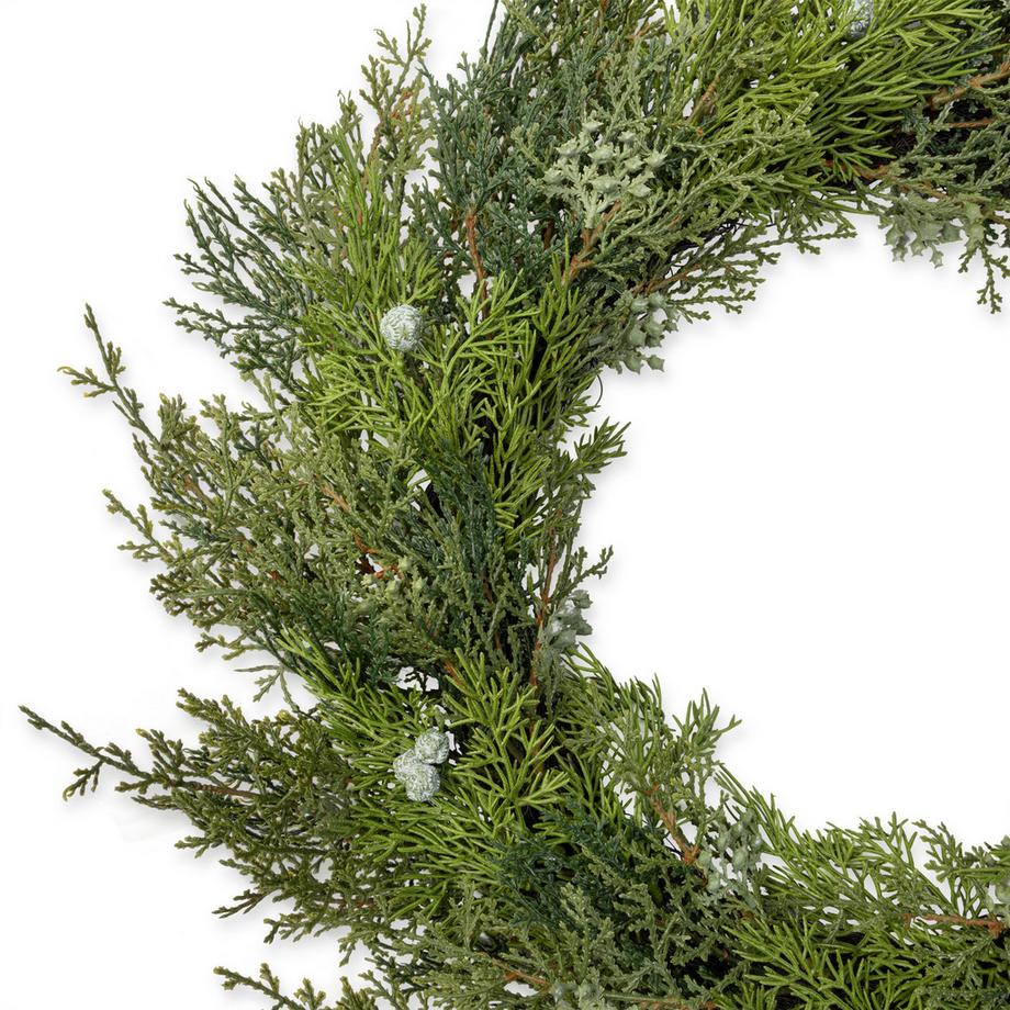 Manor Home Fiore artificiale Pine cone wreath 