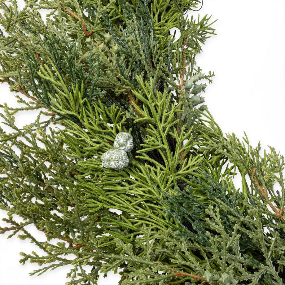 Manor Home Fiore artificiale Pine cone wreath 