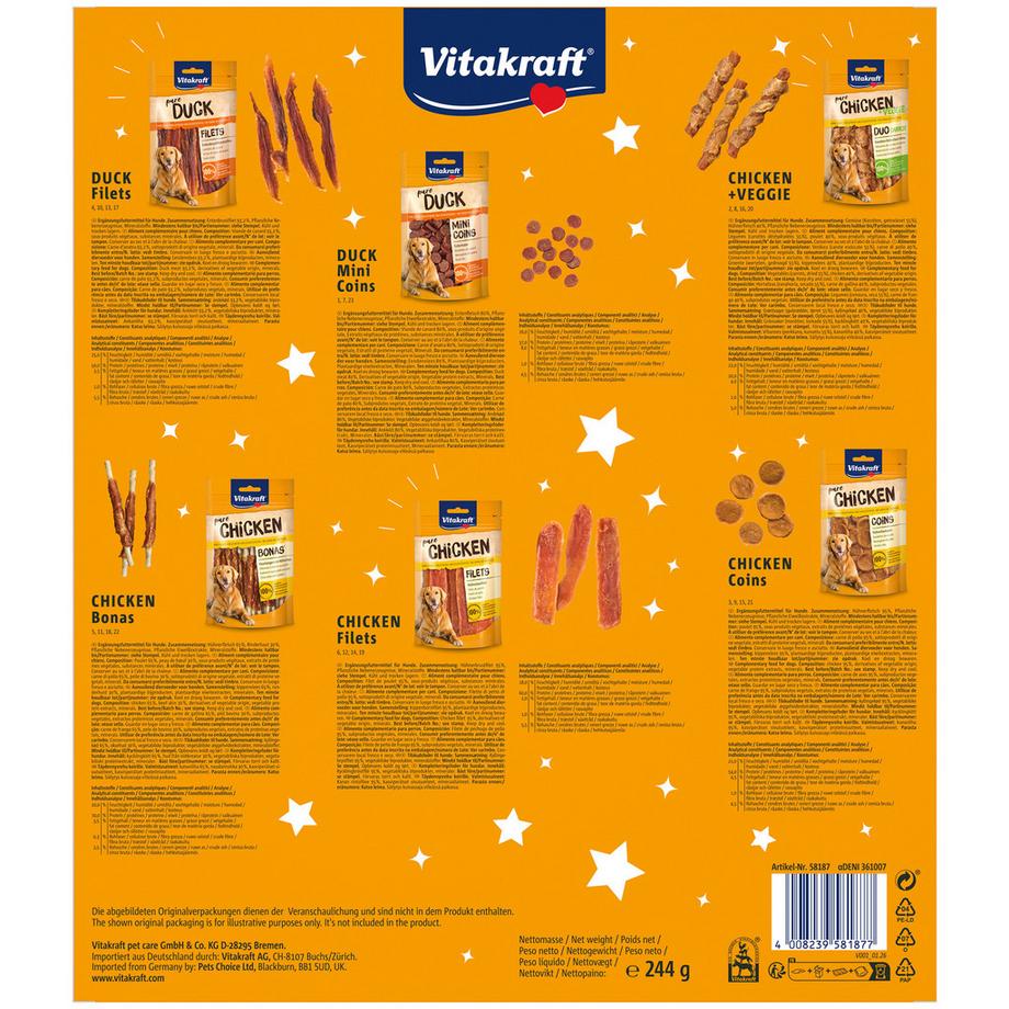 Vitakraft XMAS Calendrier de l’Avent Chien 244 g 
