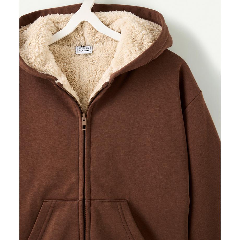 Tape à l'oeil  Hoodie, avec fermeture éclair 