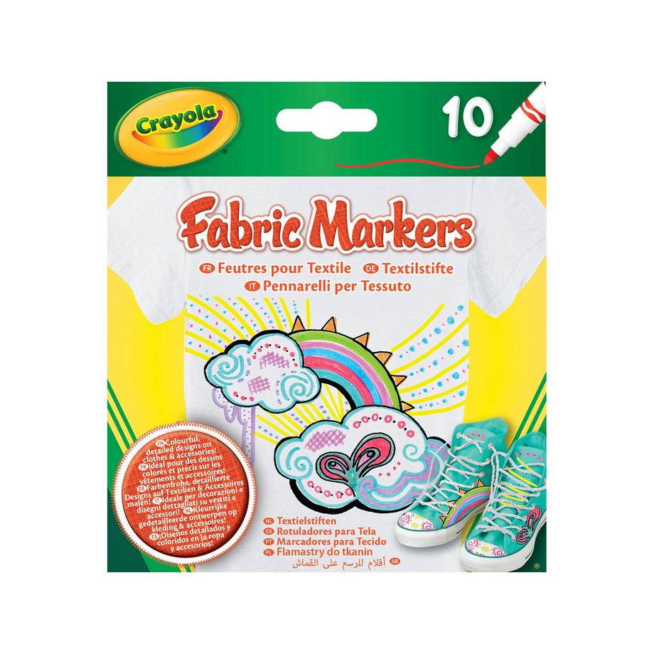 10 crayons pour textile