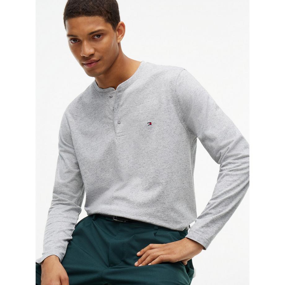 TOMMY HILFIGER T-shirt à manches longues col Henley  