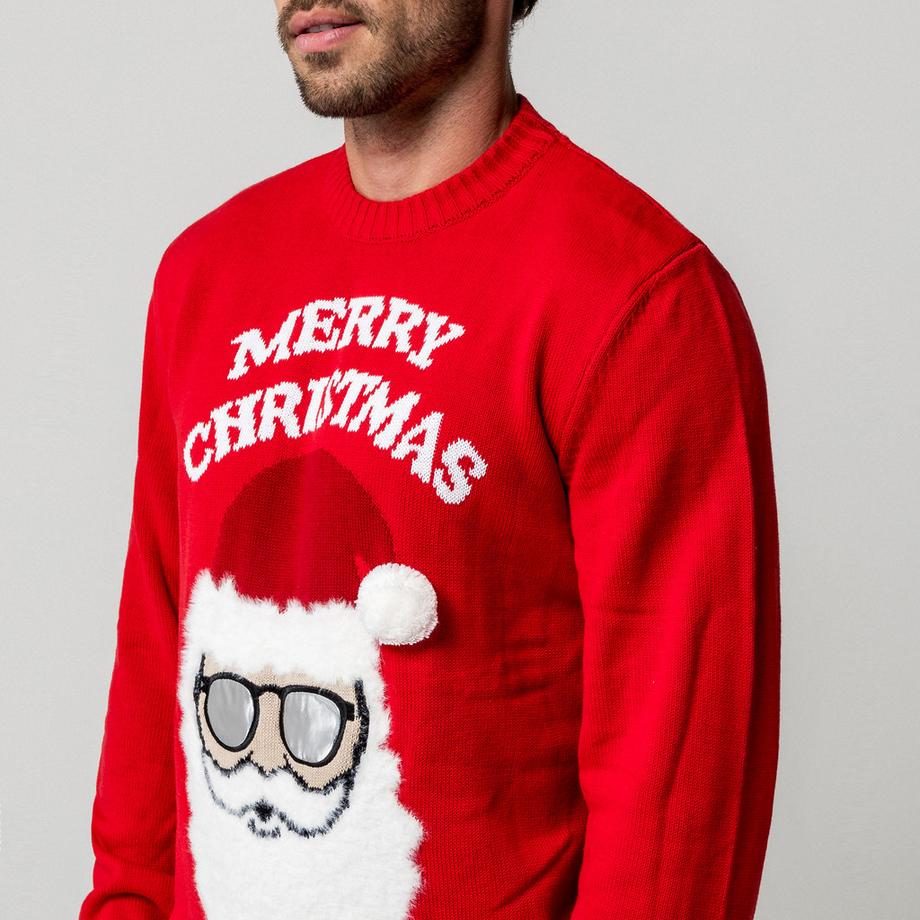 Manor Man Merry Christmas Santa Pullover  