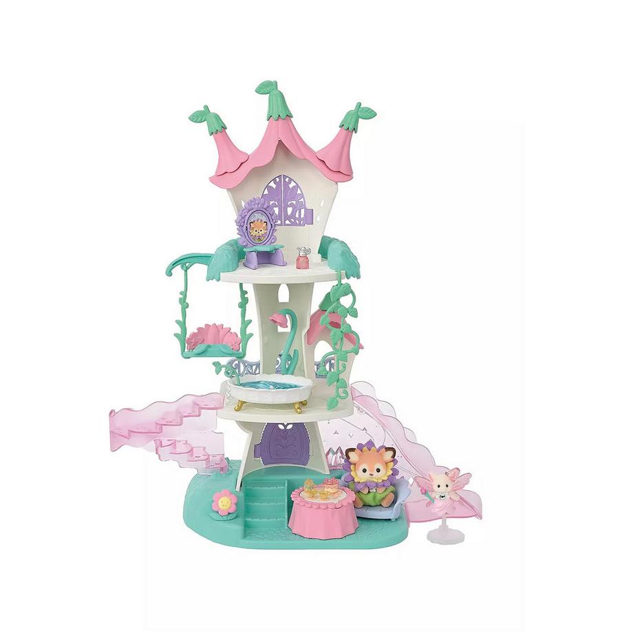 Tour féerique magique avec figurines