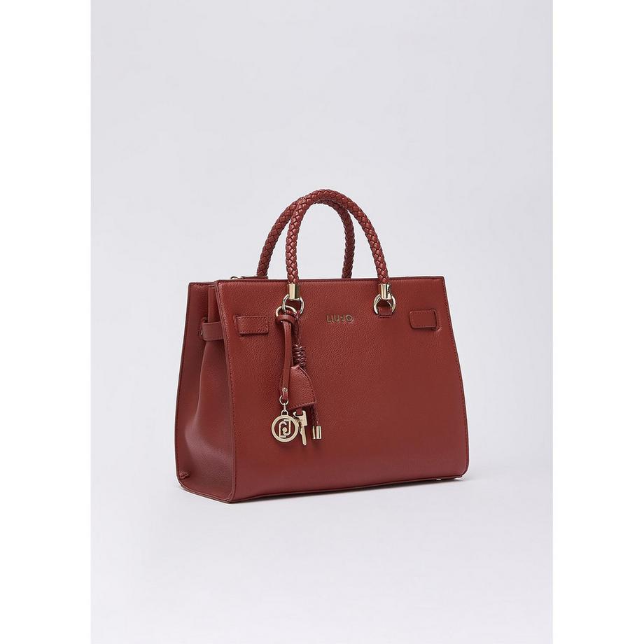 LIU JO Tote Bag mit geflochtenem Henkel  