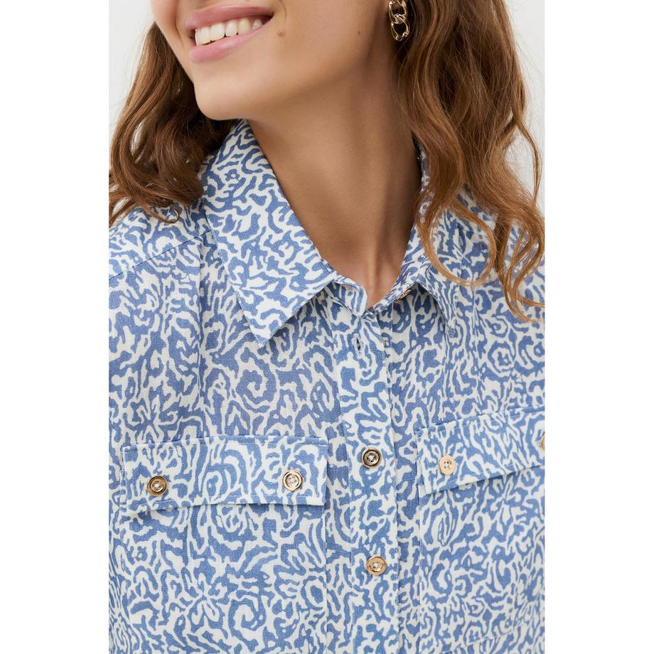 Caroll Chemise Courte à Manches Courtes Imprimée  