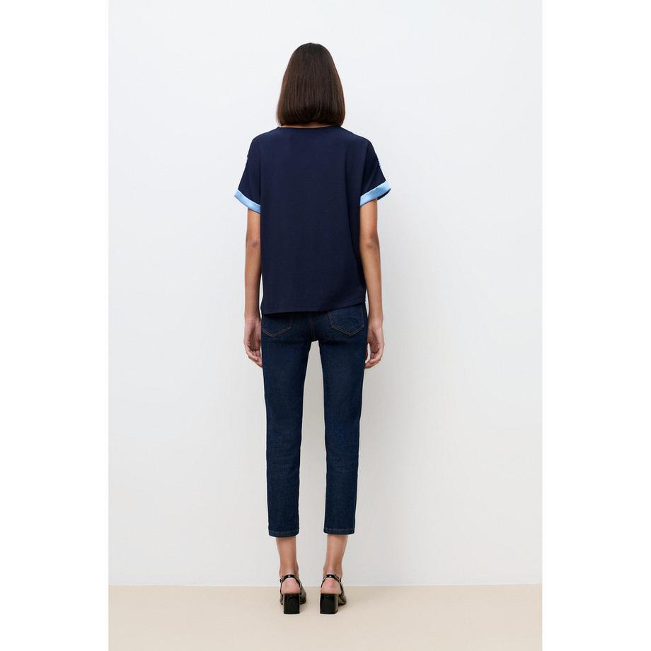 Caroll Bedrucktes Kurzarm T-Shirt  
