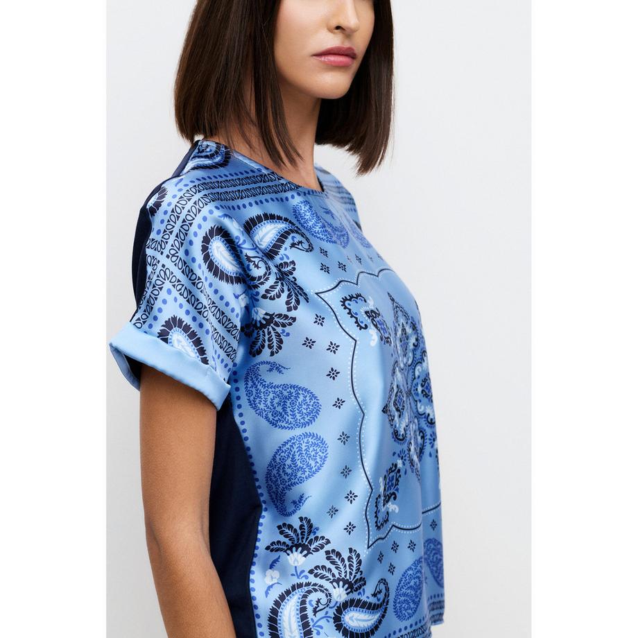 Caroll Bedrucktes Kurzarm T-Shirt  