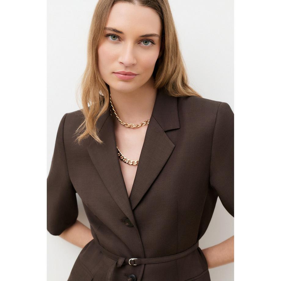 Caroll Veste Blazer Manches Courtes  