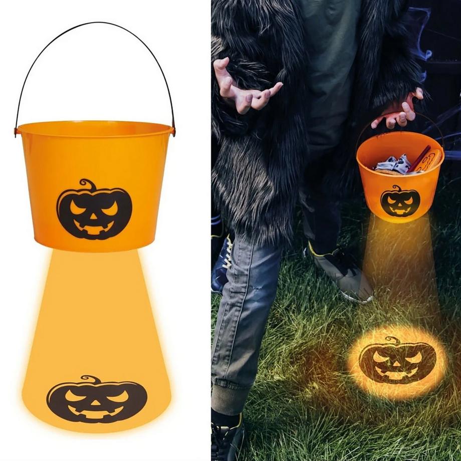 Sombo  Secchiello Halloween con luce 