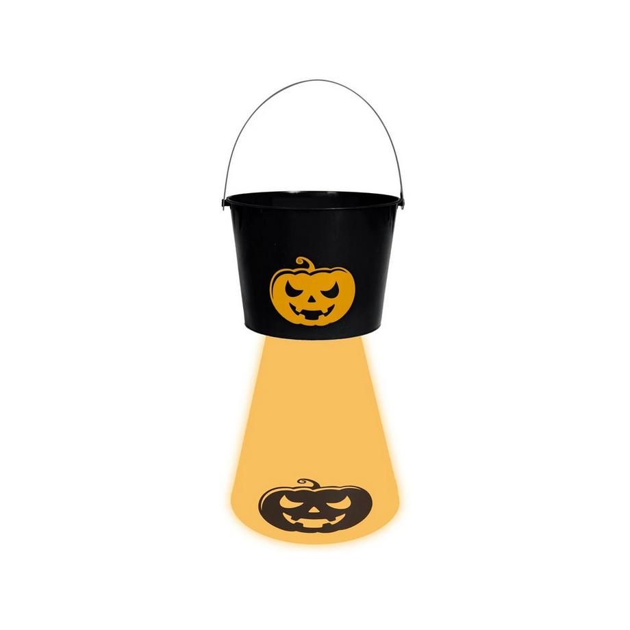 Halloween Eimer mit Licht