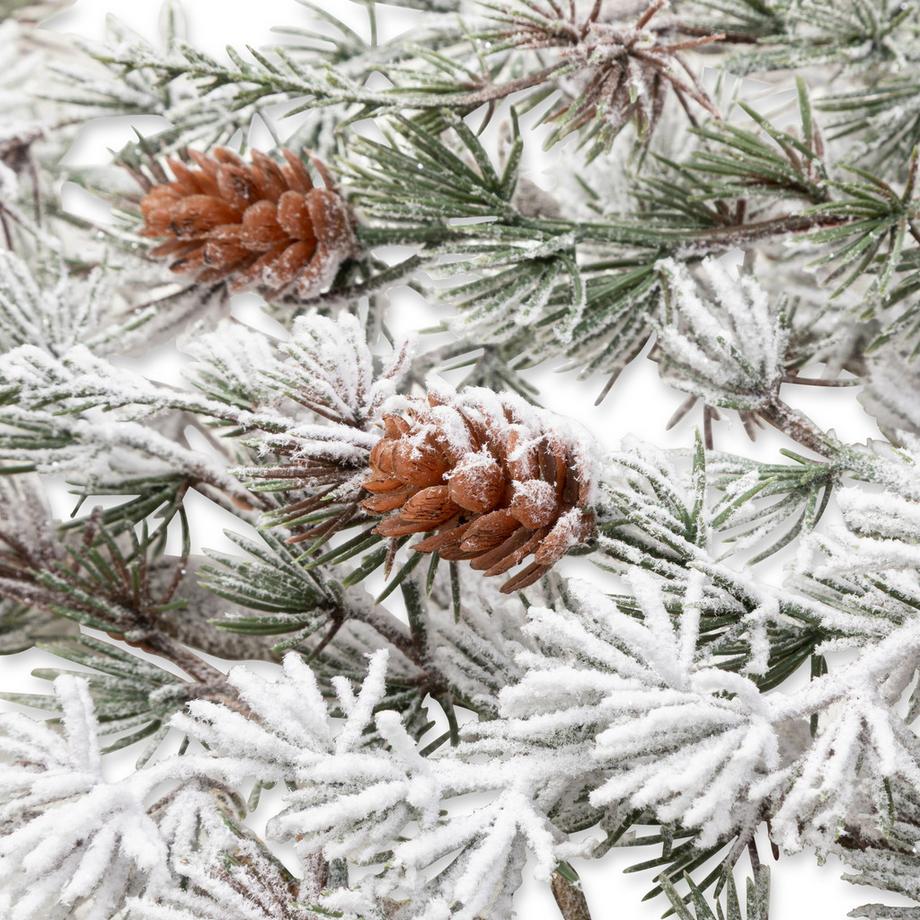 Manor Home Fiore artificiale pine whit snow 