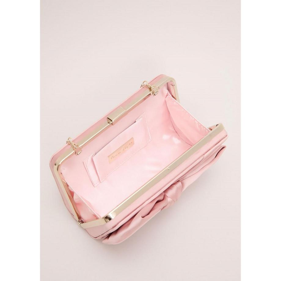 Phase Eight Satin Borsa a Mano Dettaglio Fiocco  