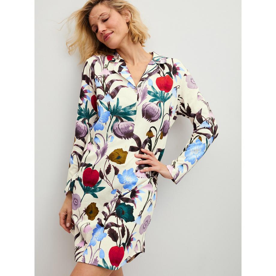 CALIDA Alpine M&M Camicia da notte maniche lunghe  