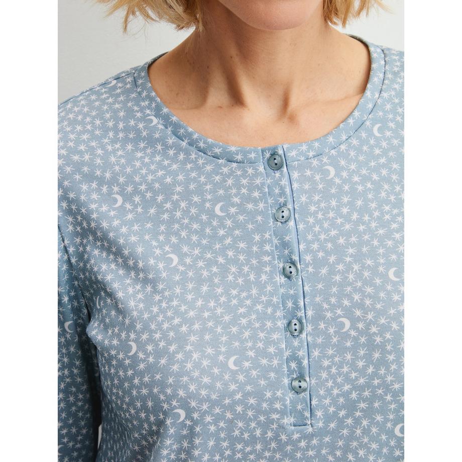 CALIDA Pigiama Midnight Dreams con top a maniche lunghe  