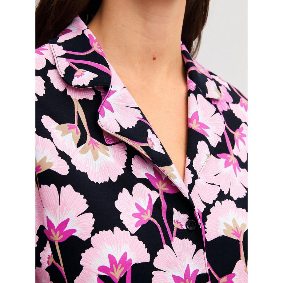 CALIDA Edition 85 Pyjama mit Blumenmuster  