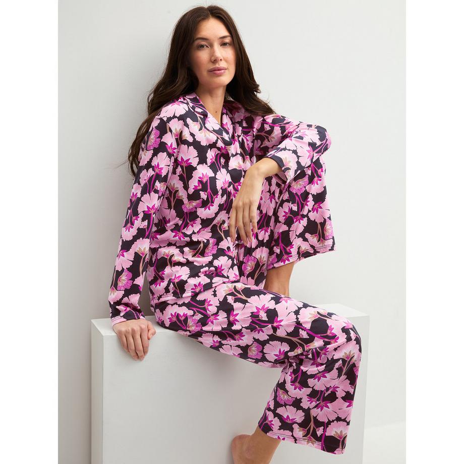 CALIDA Edition 85 Pyjama mit Blumenmuster  
