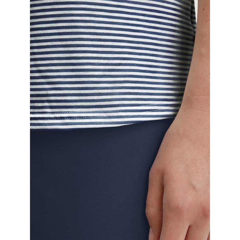 CALIDA Cotton Special Pyjama mit gestreiftem Oberteil und Caprihose  