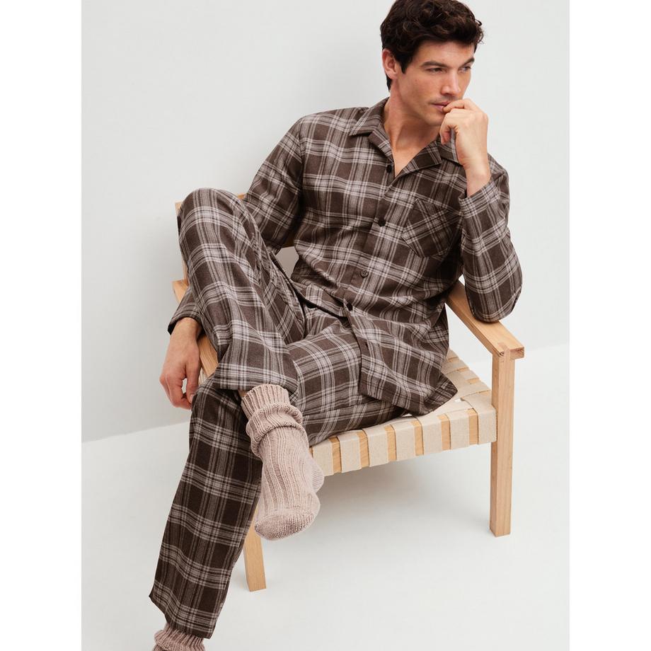 CALIDA Relax Flannel Mood Set pigiama lungo  