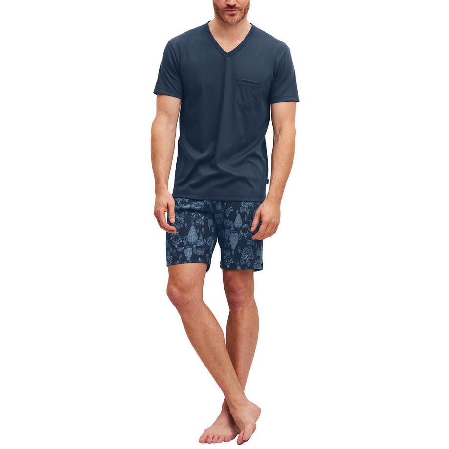 CALIDA Relax Streamline 1 Ensemble Pyjama Col V Manches Courtes  