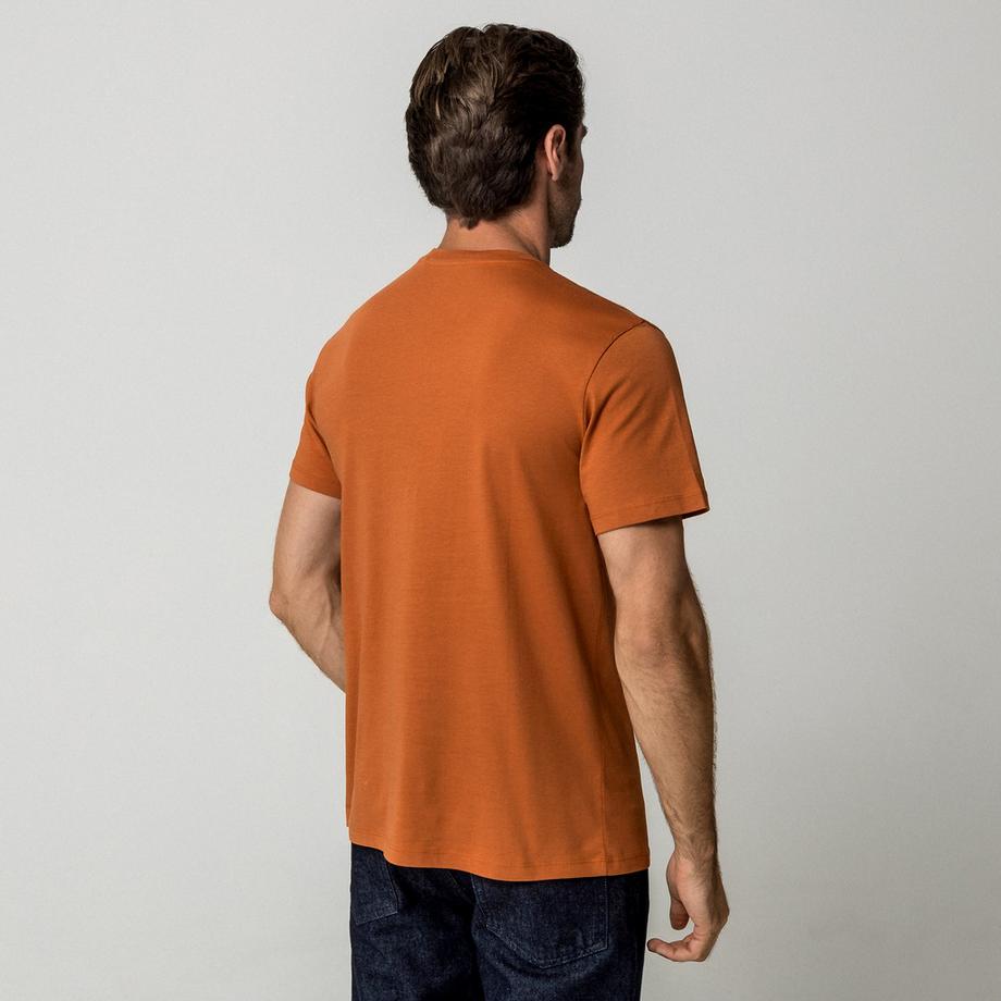 Manor Man T-shirt col en V  