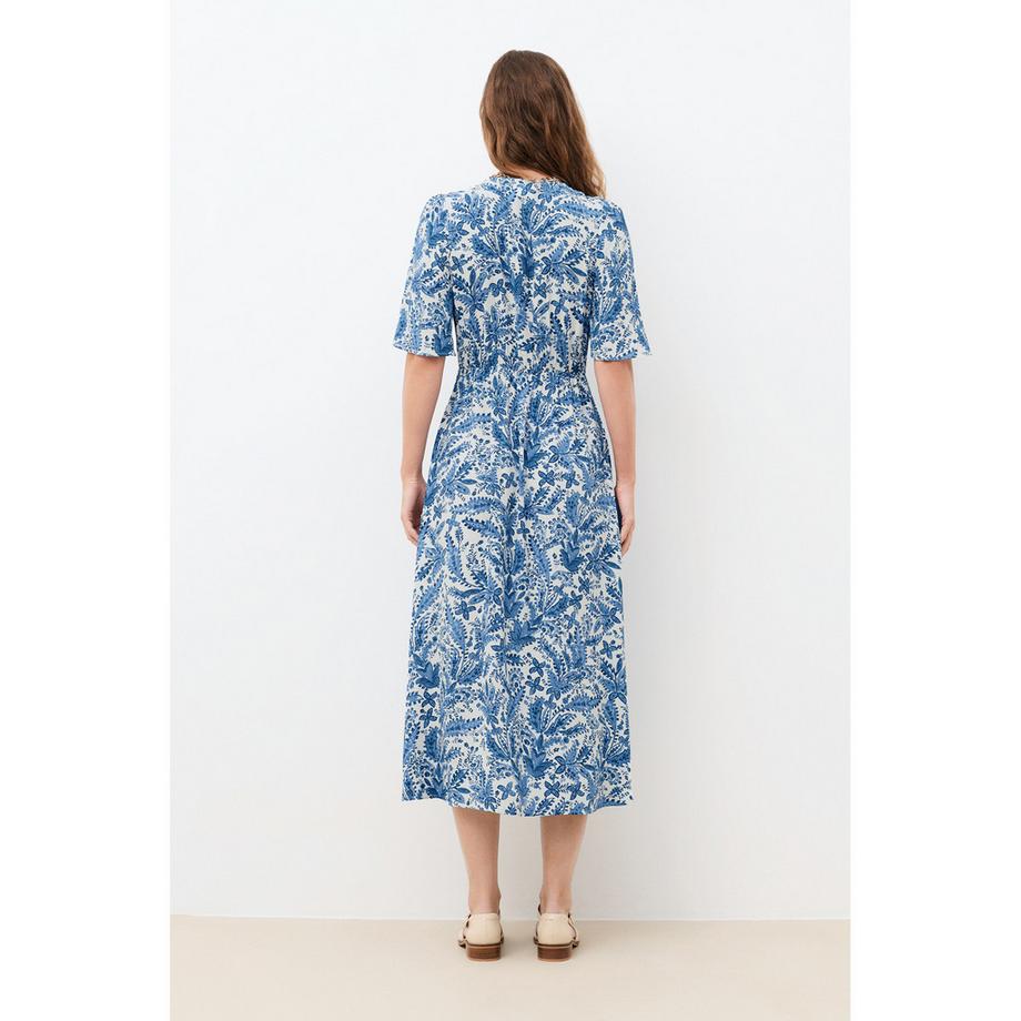 Caroll Abito Midi Scollo a V Fantasia Floreale  