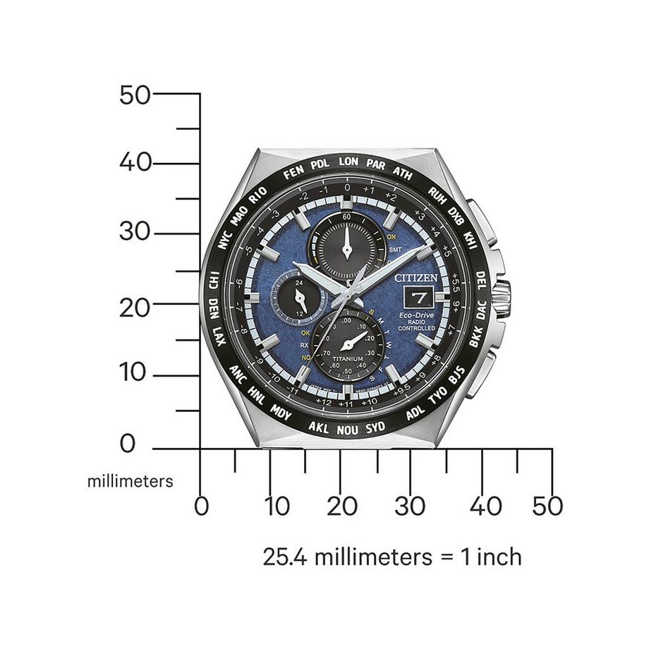 Citizen Radio Control Super Titanium Chronographe 