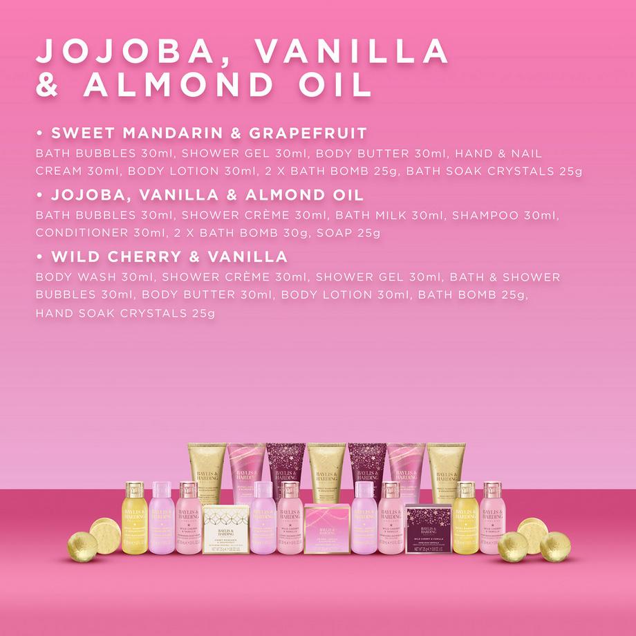 BAYLIS & HARDING  Jojoba, Vanilla & Almond Oil Adventskalender 