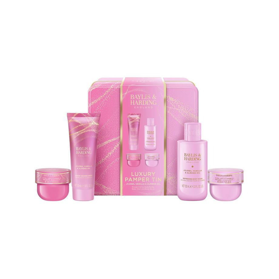 Jojoba, Vanilla & Almond Oil Tin Geschenkset
