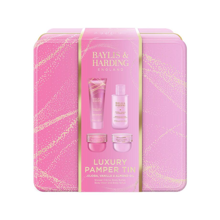 BAYLIS & HARDING  Jojoba, Vanilla & Almond Oil Tin Geschenkset 