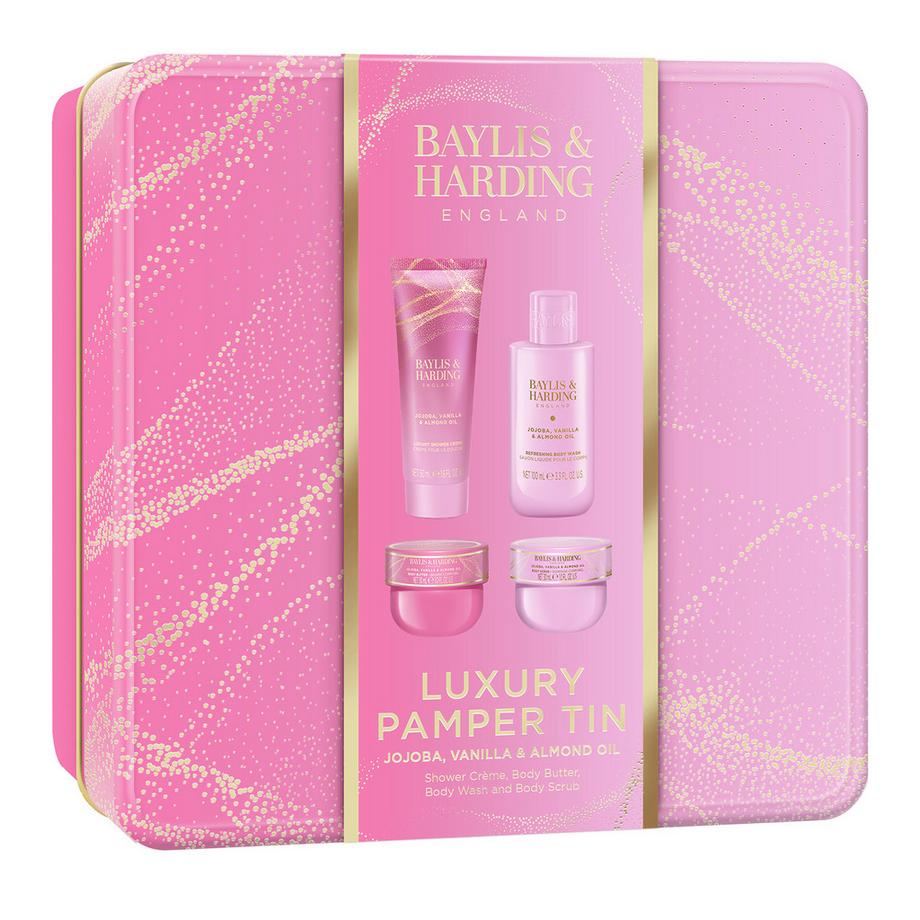 BAYLIS & HARDING  Jojoba, Vanilla & Almond Oil Tin Geschenkset 