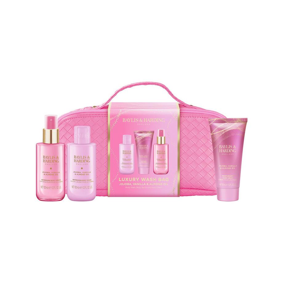Jojoba, Vanilla & Almond Wash Bag Geschenkset