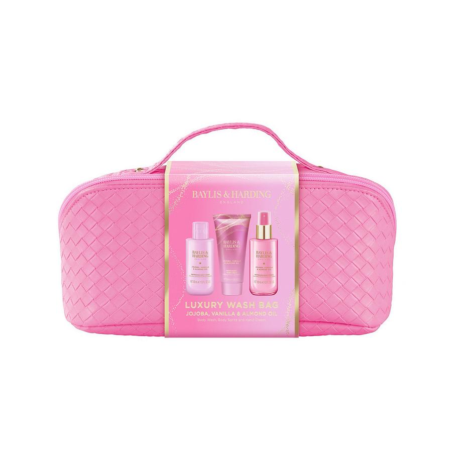 BAYLIS & HARDING  Jojoba, Vanilla & Almond Wash Bag Geschenkset 