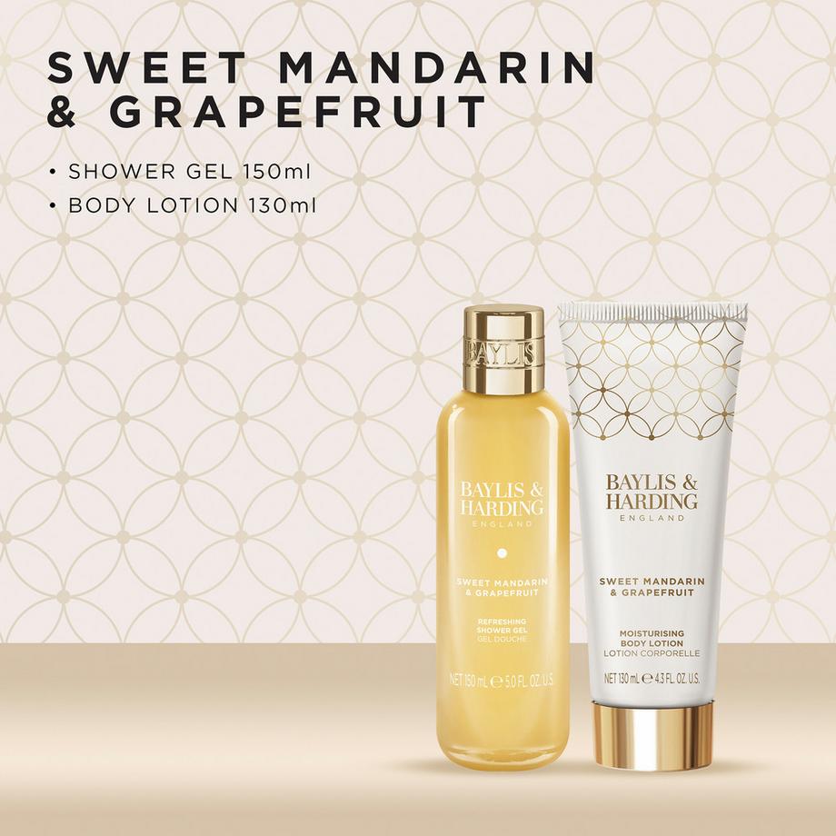 BAYLIS & HARDING  Sweet Mandarin & Grapefruit Duo Geschenkset 