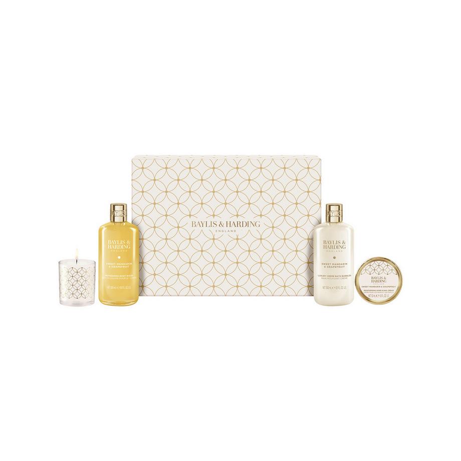 Sweet Mandarin & Grapefruit Candlelight Set Regalo