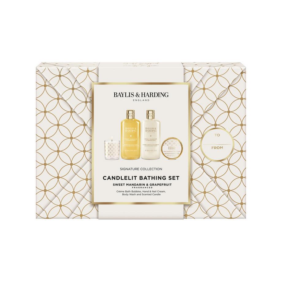 BAYLIS & HARDING  Sweet Mandarin & Grapefruit Candlelight Geschenkset 