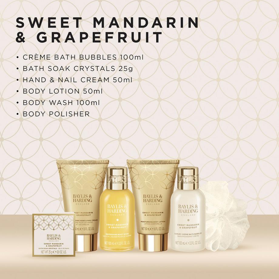 BAYLIS & HARDING  Sweet Mandarin & Grapefruit Pamper Geschenkset 