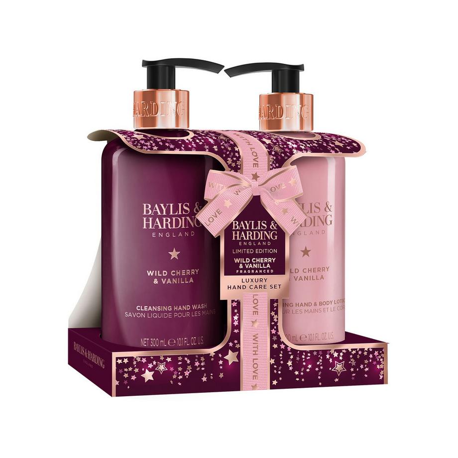 BAYLIS & HARDING  Wild Cherry & Vanilla Handpflege Geschenkset 