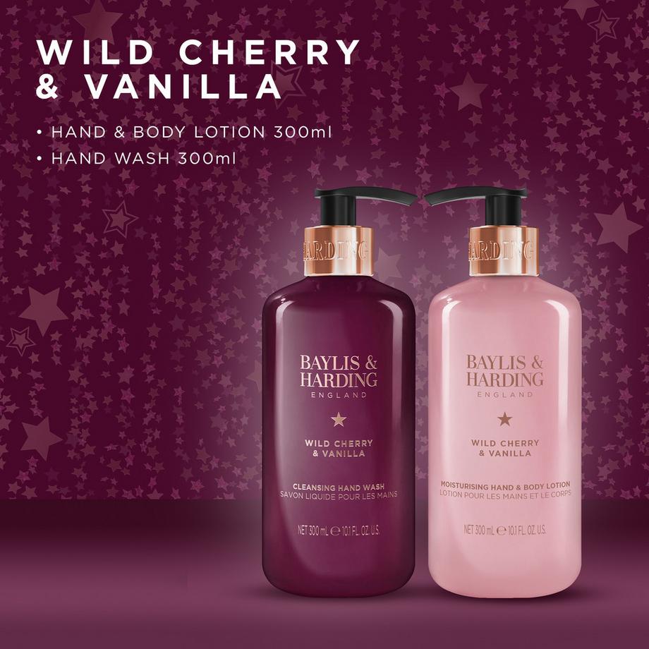 BAYLIS & HARDING  Wild Cherry & Vanilla Handpflege Geschenkset 