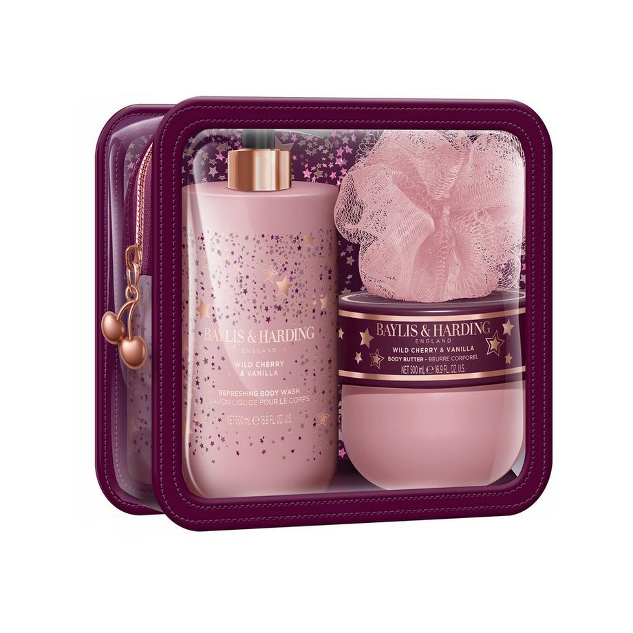 BAYLIS & HARDING  Wild Cherry & Vanilla Travel Geschenkset 