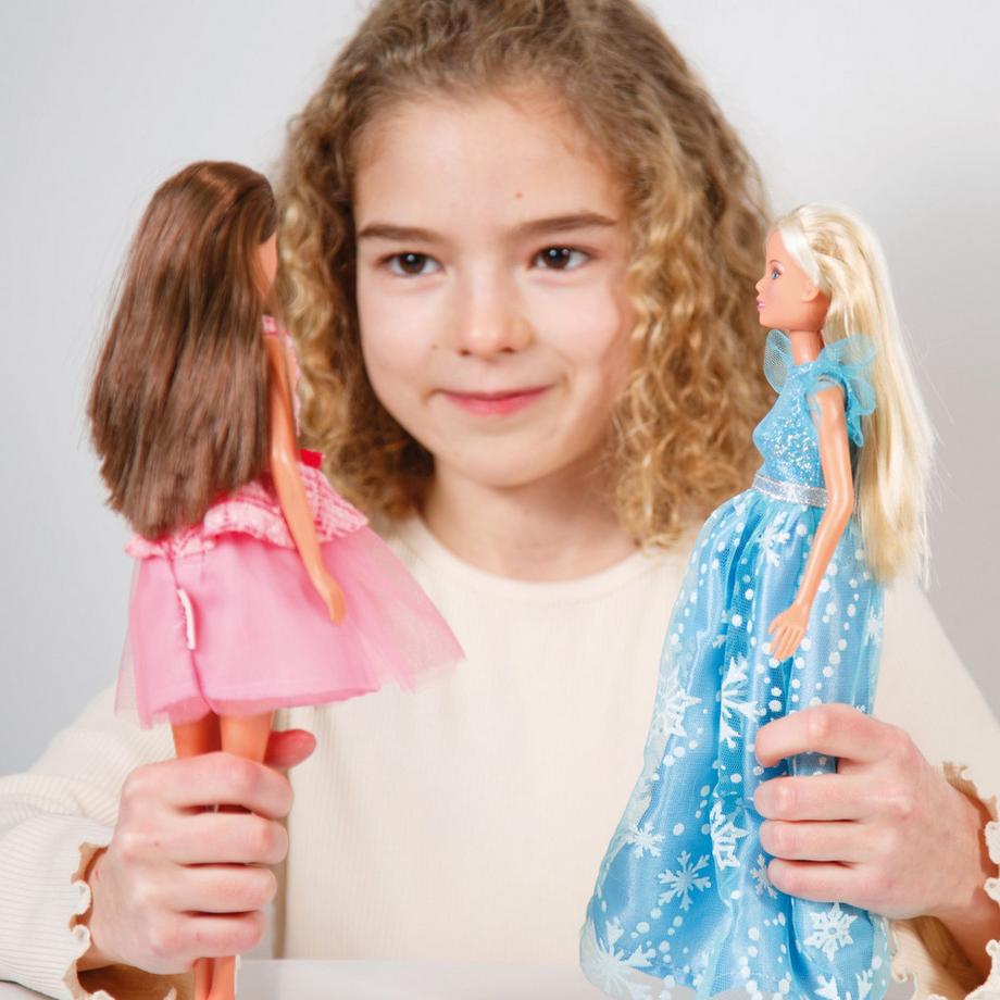 Heless  Robe en tulle "Princesse des Glaces" pour poupées mannequin 
