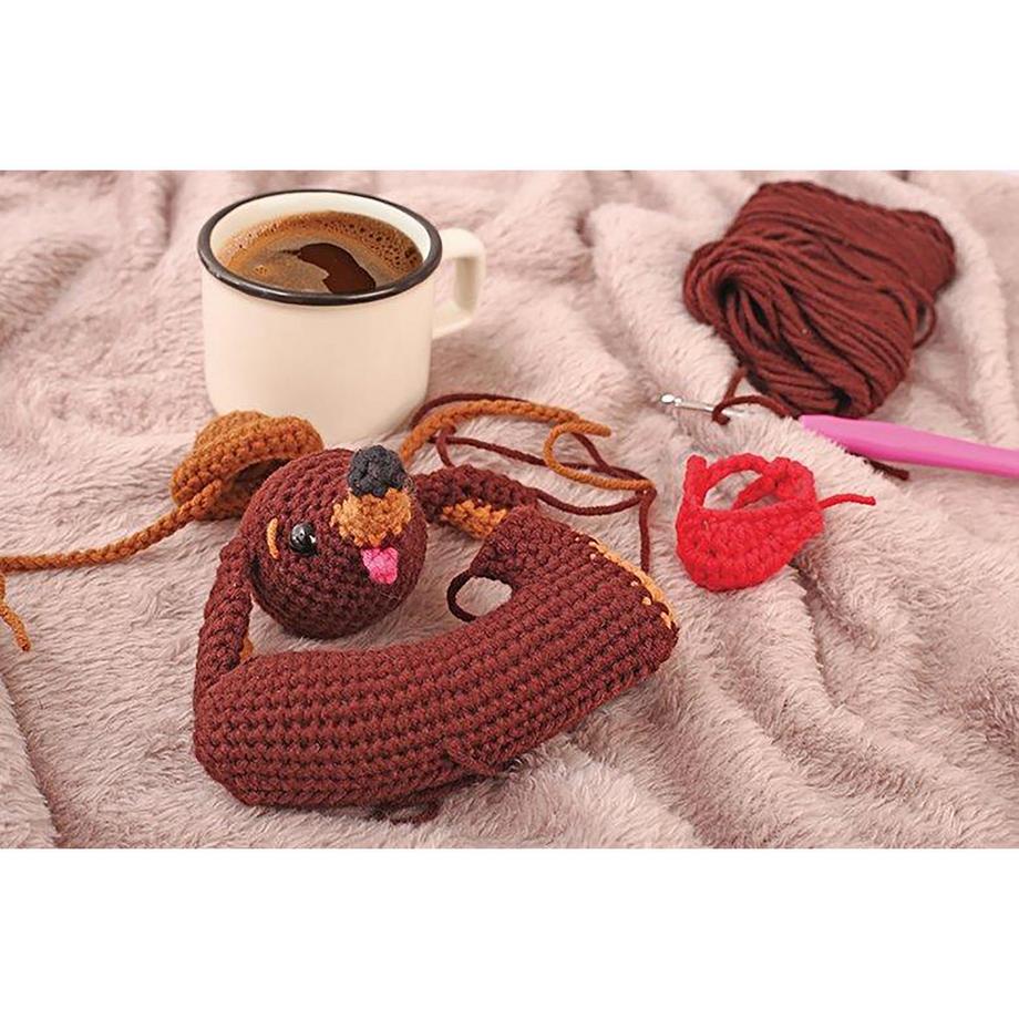 Graine Creative Häkelset Amigurumi Dackel, 18 cm 