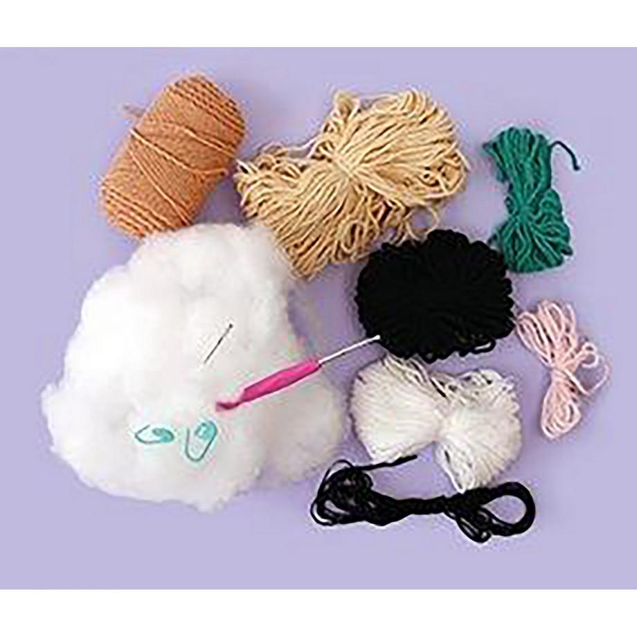Graine Creative Häkelset Amigurumi Affe, 10 cm 