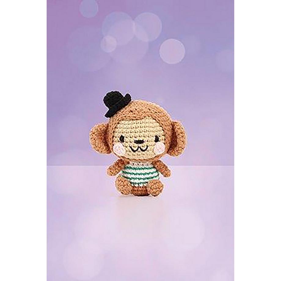 Graine Creative Häkelset Amigurumi Affe, 10 cm 