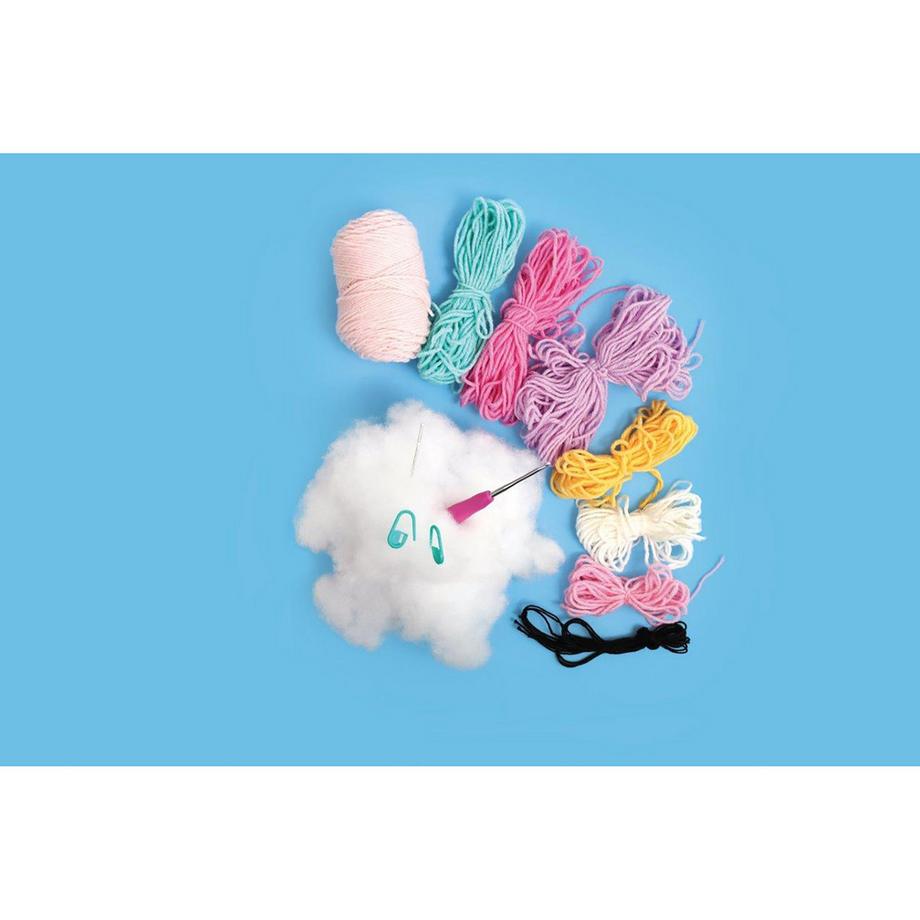Graine Creative Set de crochet Amigurumi Licorne, 10 cm 