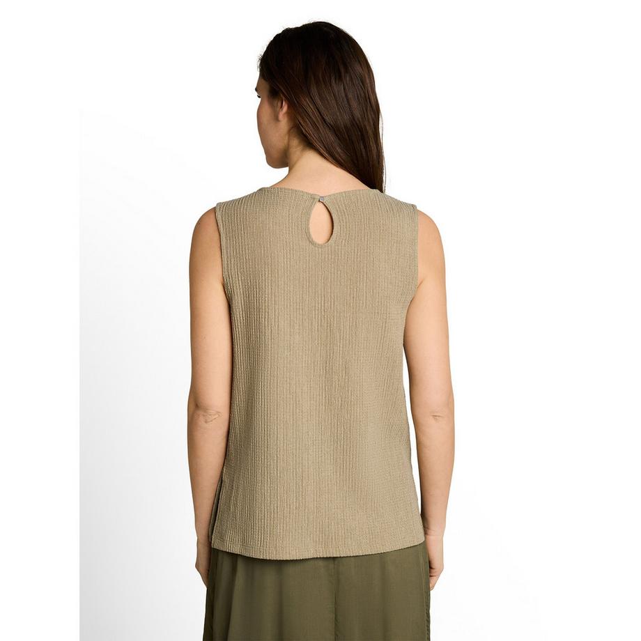 TOM TAILOR Top sans manches à col rond  