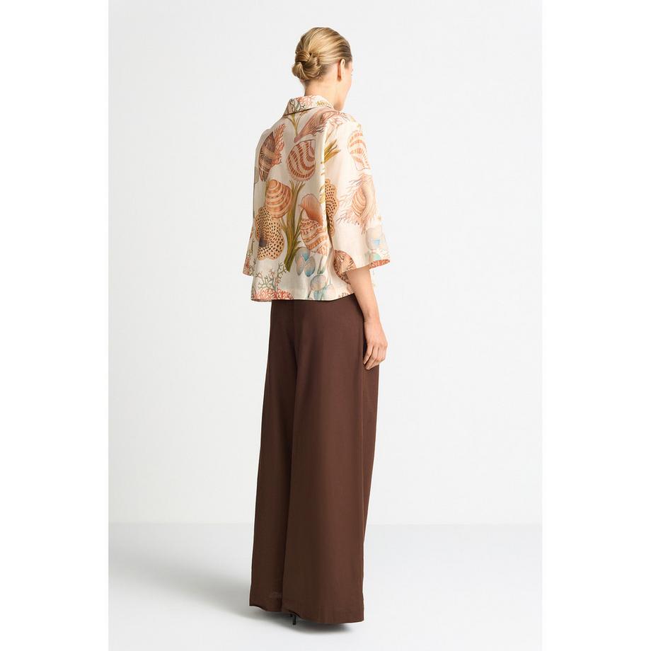 Rich & Royal Bluse mit Muscheldruck  